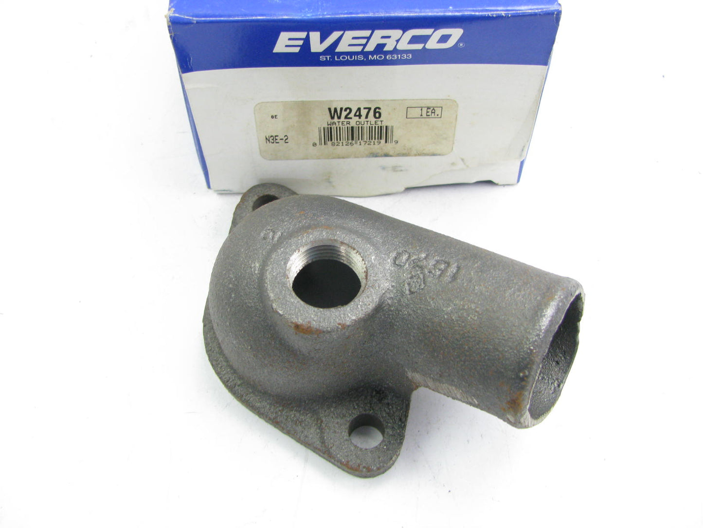 Everco W2476 Engine Coolant Water Outlet Thermostat Cover