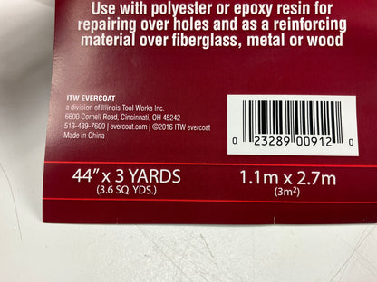 Evercoat 100912 Marine Sea-Glass Fiberglass Repair Cloth - 44'' X 3 Yards