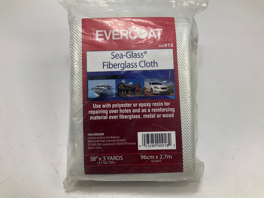Evercoat 100918 Sea-glass Fiberglass Cloth 38'' X 3 Yds Fiber Glass Boat Repair