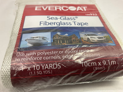 EVERCOAT 100932 Sea-Glass Fiberglass Repair Tape 4'' X 10 Yards 1.1 Square Yards
