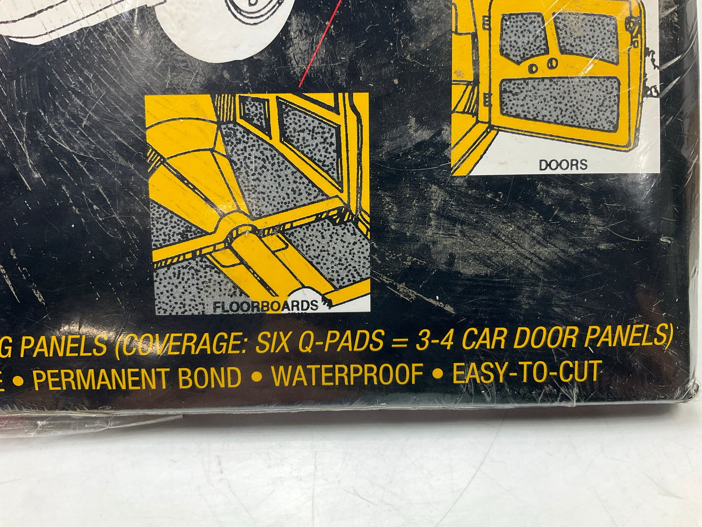 Evercoat 116 Fiberglass Q-Pads Quiet Pads Sound Deadening Pads 12''X12'' Pack Of 6
