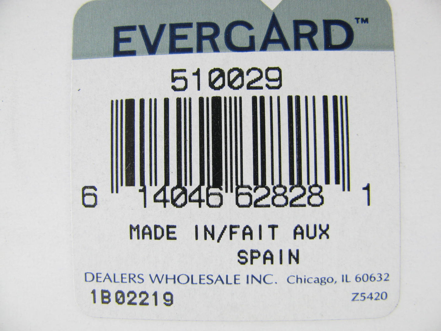 Evergard 510029 Wheel Bearing