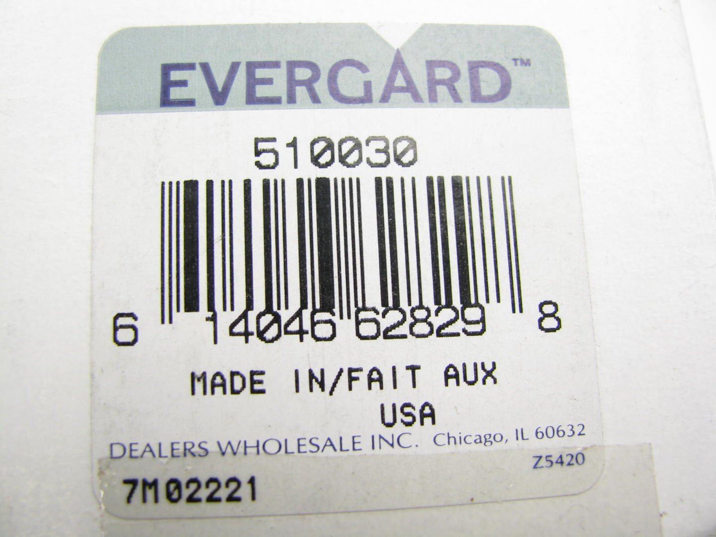Evergard 510030 Front Wheel Bearing
