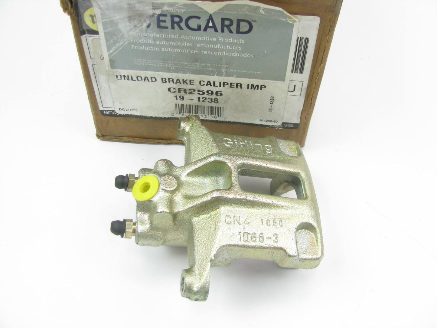 REMAN. Evergard CR2596 REAR Brake Caliper - 1988-1990 Volvo 760, 780, 1991 940