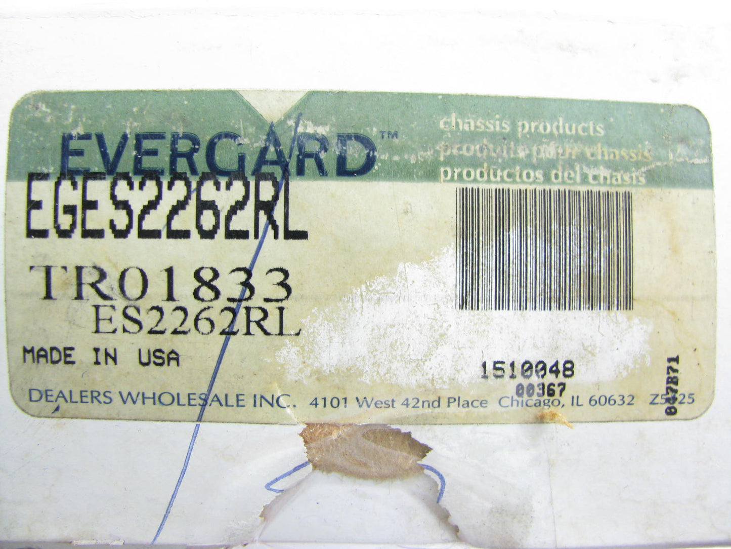 Evergard EGES2262RL Front Outer Steering Tie Rod End For 1986-1997 Ford Aerostar
