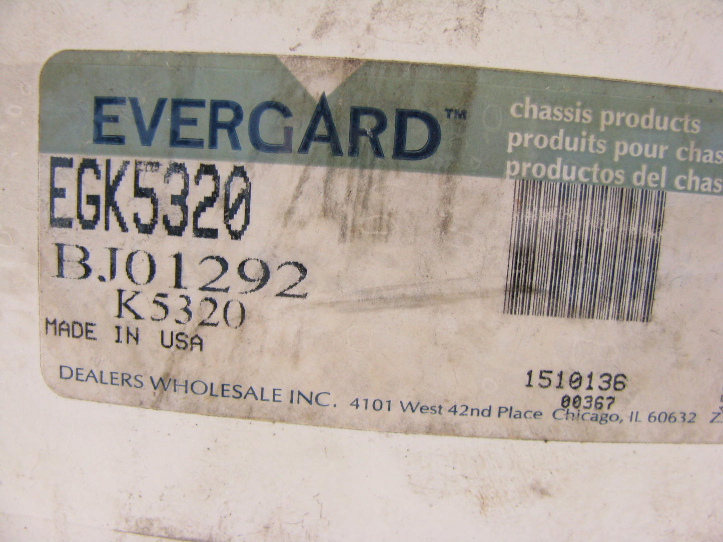 Evergard EGK5320 FRONT UPPER Suspension Ball Joint