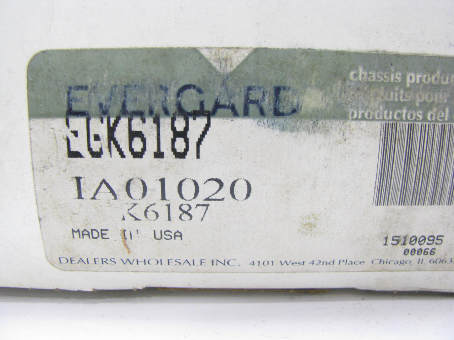 Evergard EGK6187 Steering Idler Arm Interchange # K6187