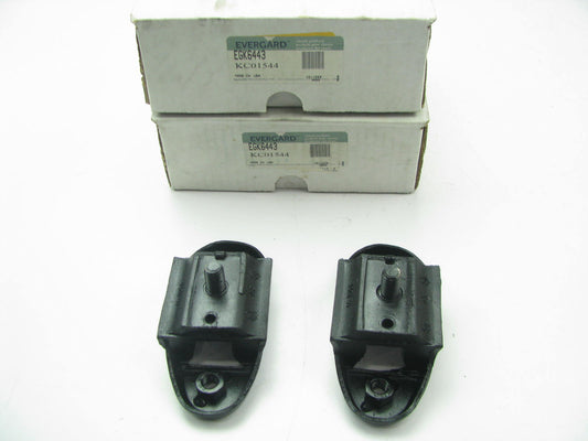 (2) Evergard EGK6443 Torsion Bar Mounts - Front To Frame - PAIR - 4WD ONLY