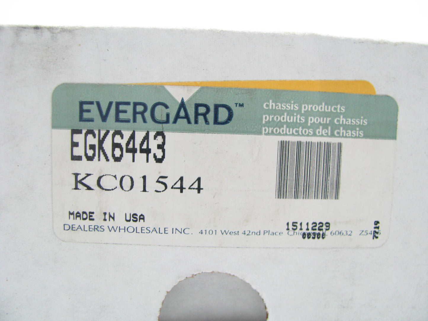 (2) Evergard EGK6443 Torsion Bar Mounts - Front To Frame - PAIR - 4WD ONLY