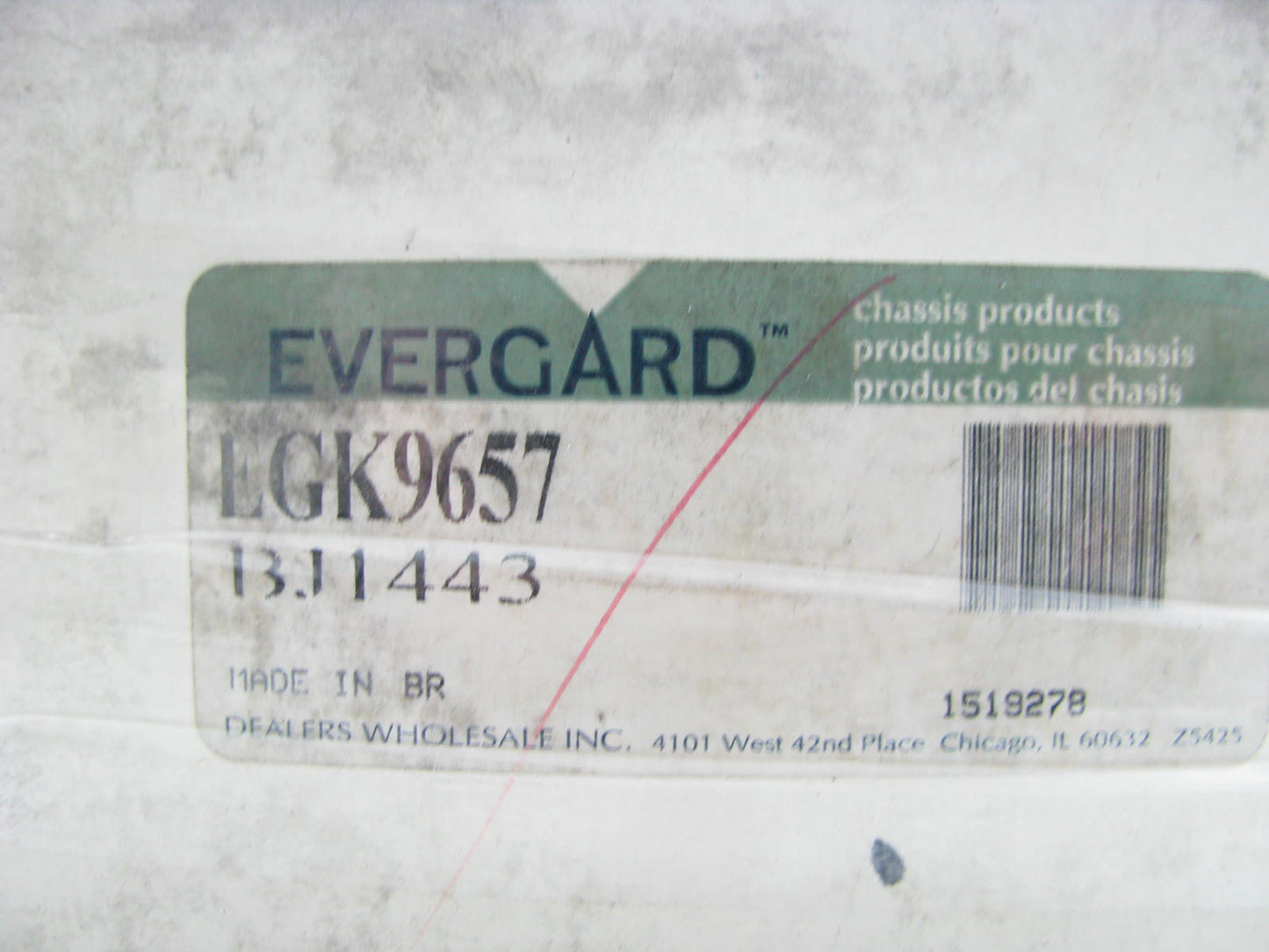 Evergard EGK9657 Front Left Lower Ball Joint For 1987-1993 Volkswagen Fox