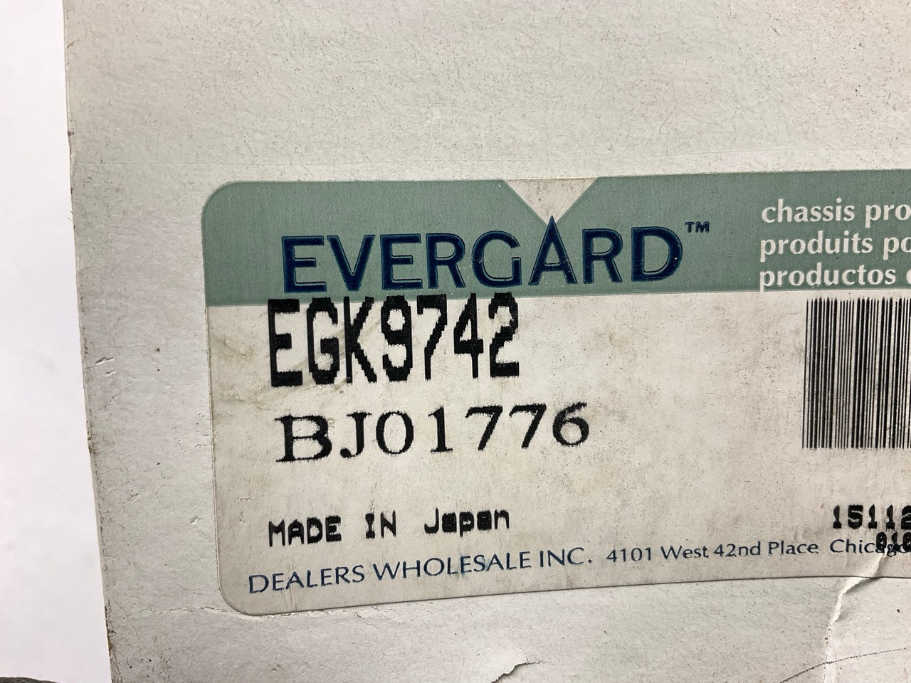 Evergard EGK9742 Front Lower Suspension Ball Joint - OEM 555