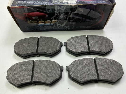 Evergard SU389M Front Disc Brake Pads W/ Slots 1989-1995 Toyota Pickup RWD (2WD)