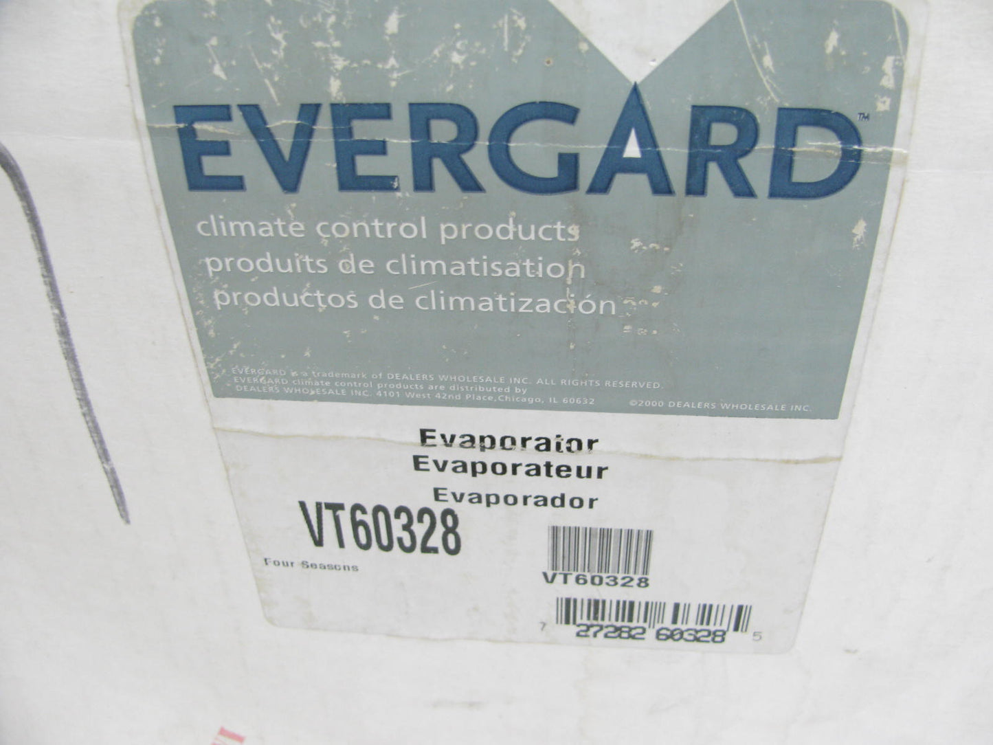 Evergard VT60328 Rear A/C Evaporator Core 1997-00 Expedition 1998-00 Navigator