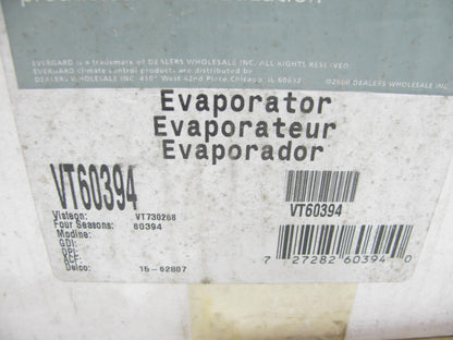 Evergard VT60394 A/C Evaporator Core