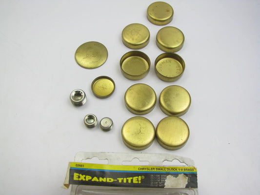 ExpandTite 02661 Brass Engine Freeze Expansion Plug Set For Chrysler Small Block