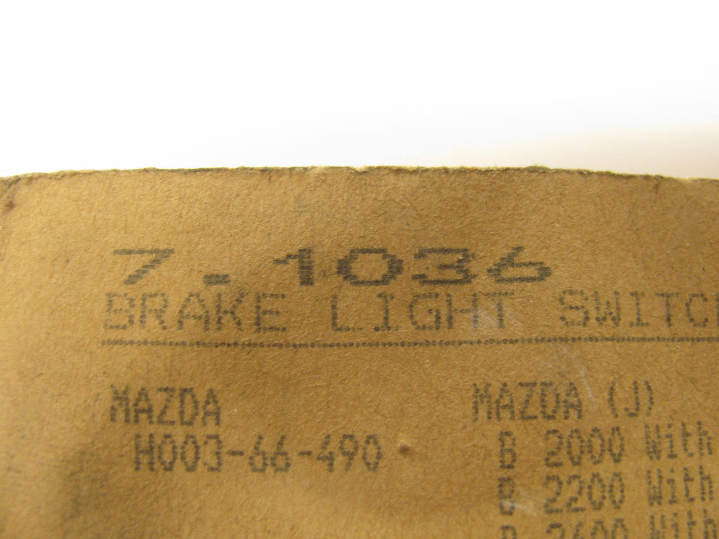 Facet 7-1036 Brake Light Lamp Switch