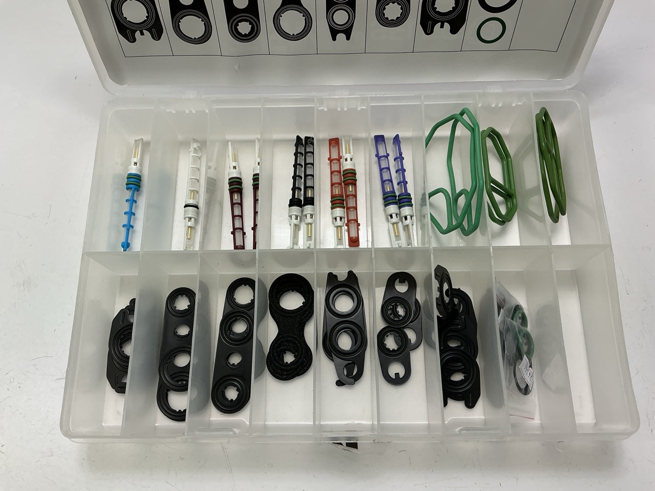 DAMAGED CASE Factory Air 24813 A/C Service Parts O-rings Seals Organizer. 626 PC