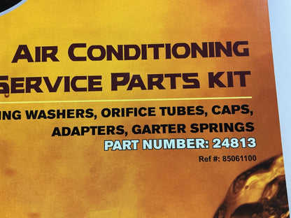 DAMAGED CASE Factory Air 24813 A/C Service Parts O-rings Seals Organizer. 626 PC