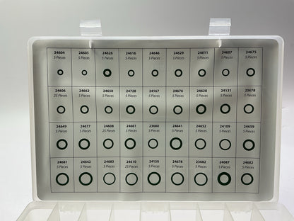 DAMAGED CASE Factory Air 24813 A/C Service Parts O-rings Seals Organizer. 626 PC