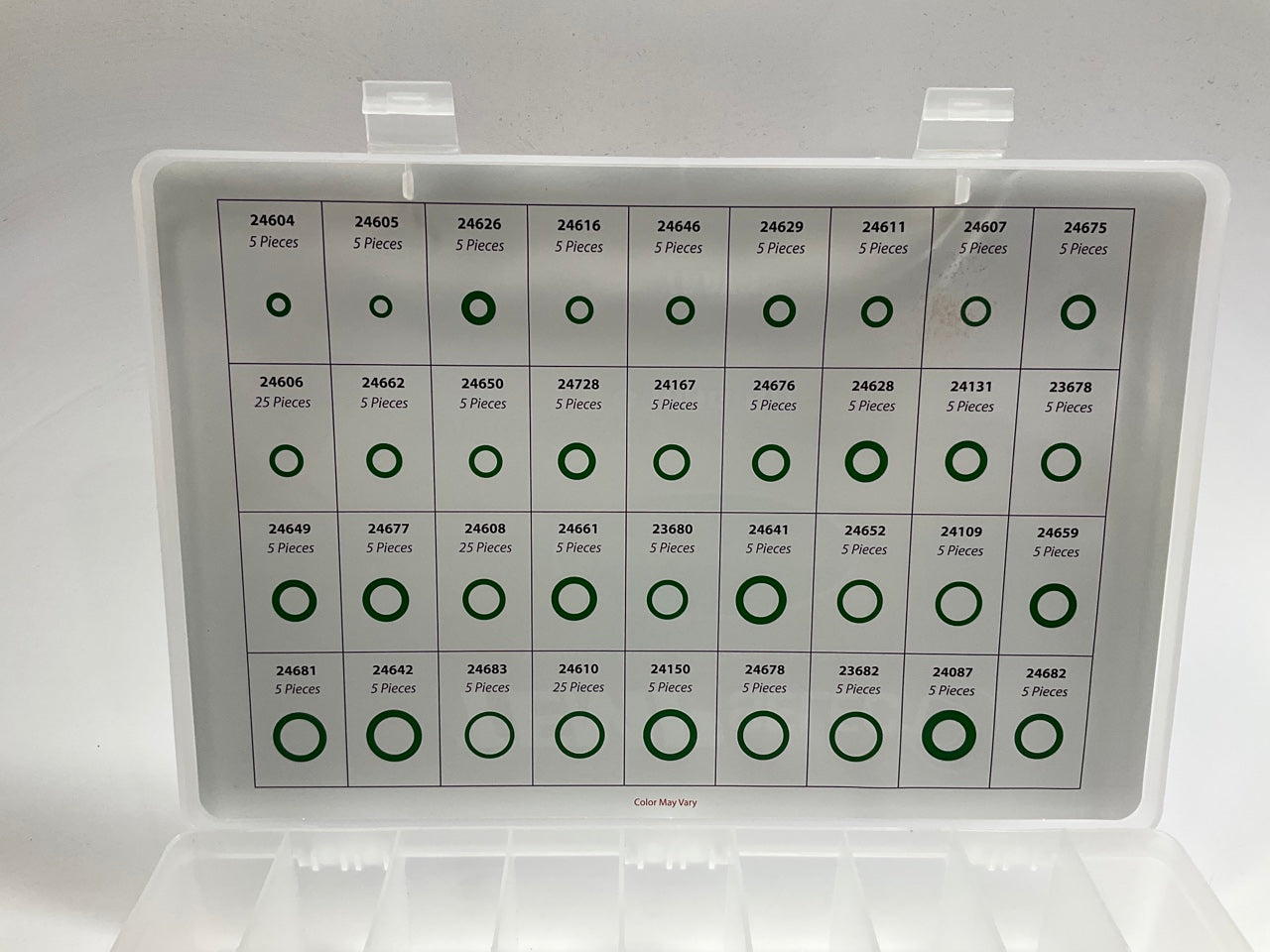 Factory Air 24813 A/C Service Parts O-rings Seals Organizer Assortment, 626 PC