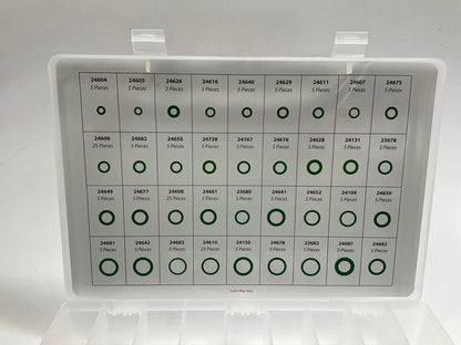 Factory Air 24813 A/C Service Parts O-rings Seals Organizer Assortment, 626 PC