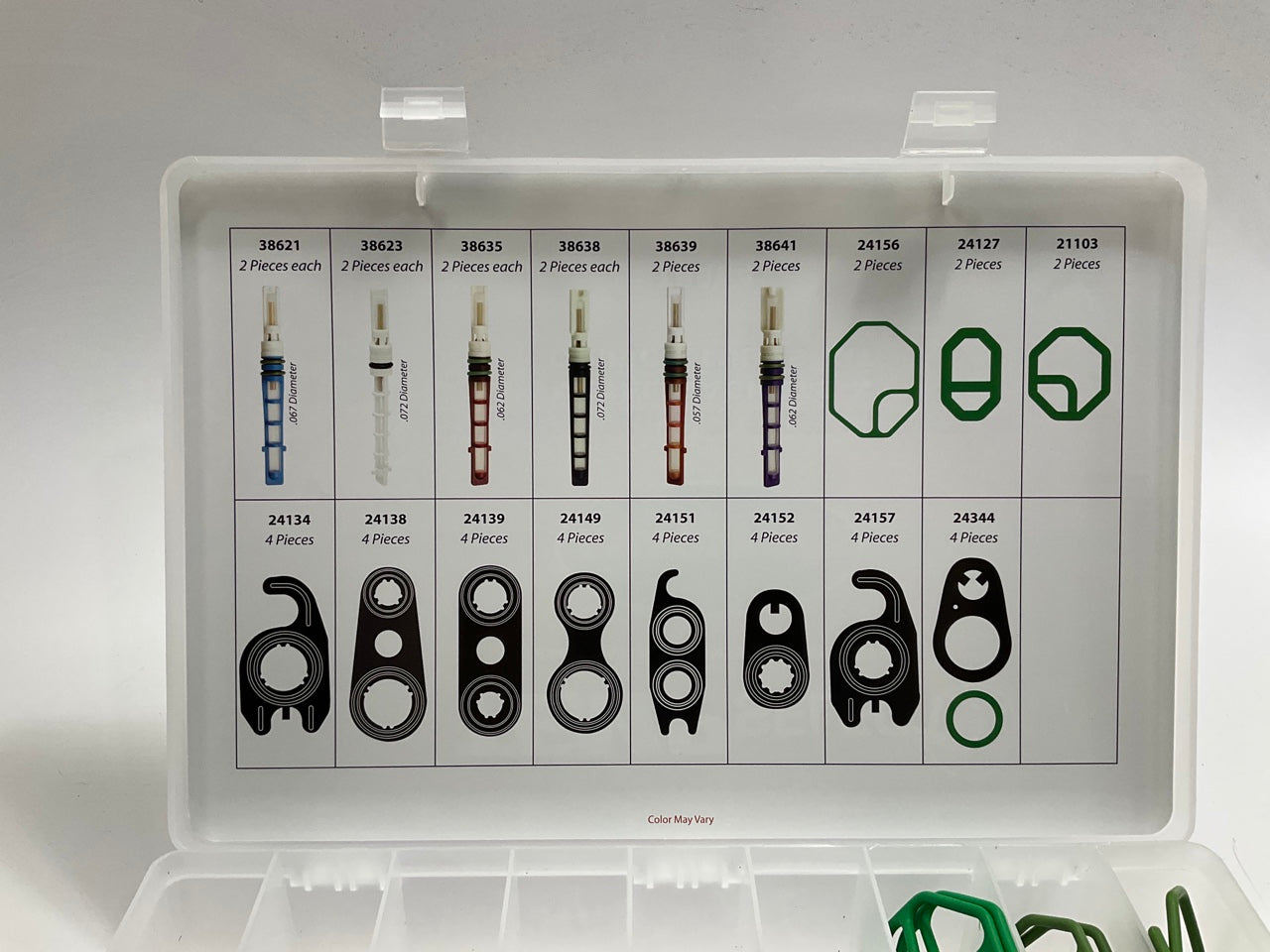 Factory Air 24813 A/C Service Parts O-rings Seals Organizer Assortment, 626 PC