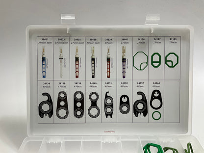 Factory Air 24813 A/C Service Parts O-rings Seals Organizer Assortment, 626 PC