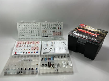 DAMAGED BOX - Factory Air 24818 Black A/C O-Ring Tech Tray Assortment Kit