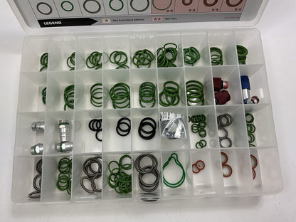 DAMAGED BOX - Factory Air 24818 Black A/C O-Ring Tech Tray Assortment Kit