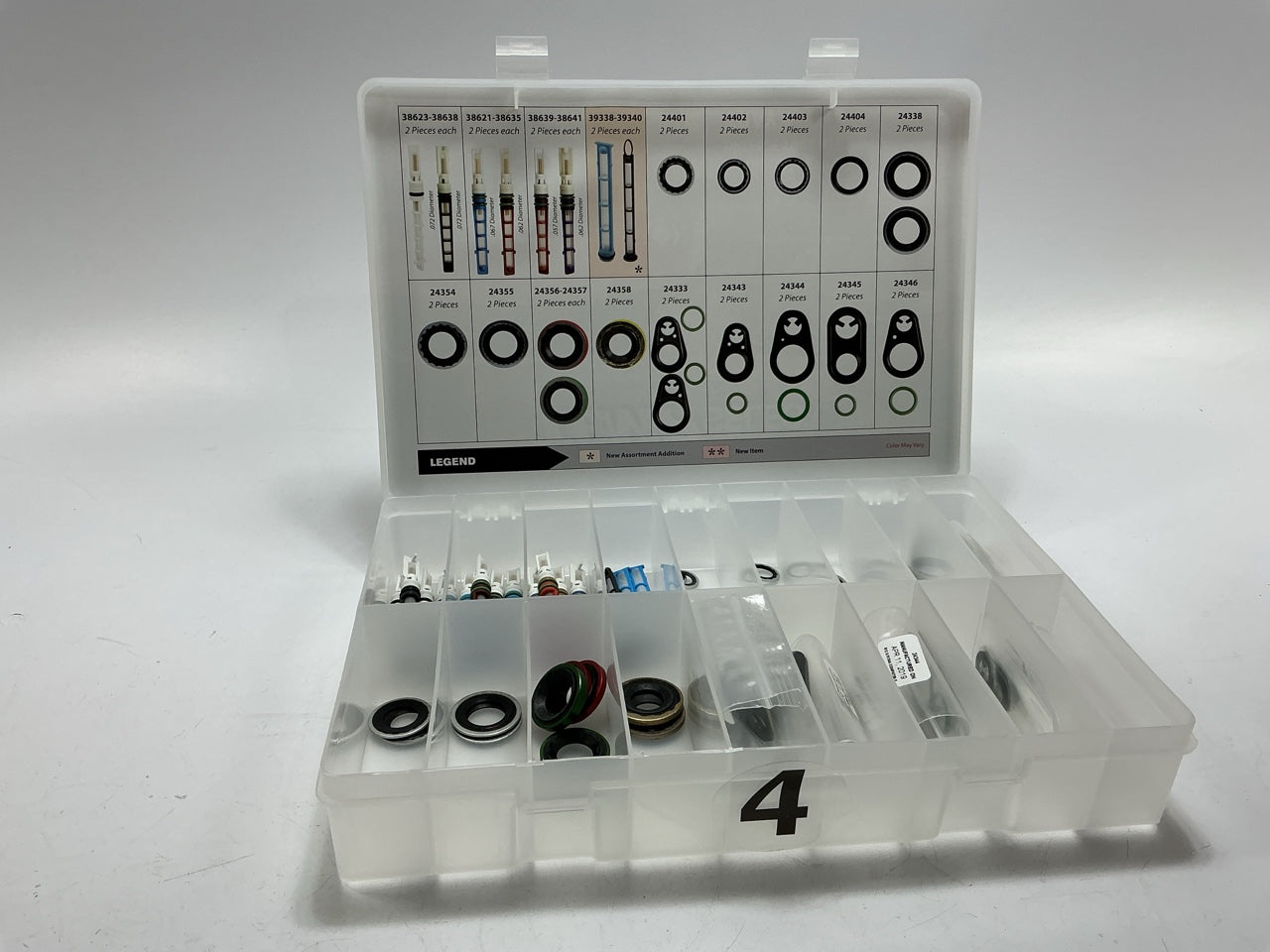 Factory Air 24818 Black A/C O-Ring Tech Tray Assortment Kit