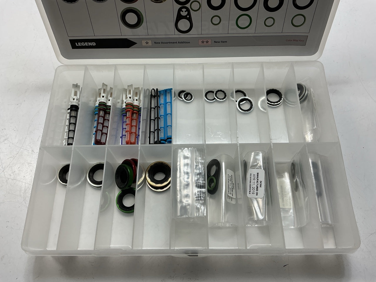 Factory Air 24818 Black A/C O-Ring Tech Tray Assortment Kit