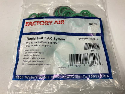 Factory Air 26759 A/C System O-Ring And Gasket Kit