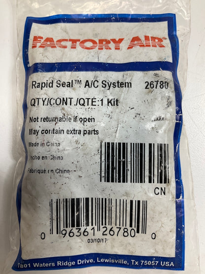 Factory Air 26780 A/C System Valve Core And Cap Kit