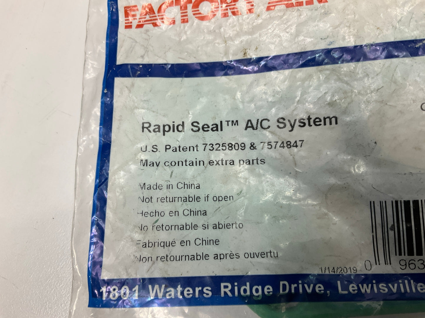 Factory Air 26807 A/C System O-Ring Seal Kit