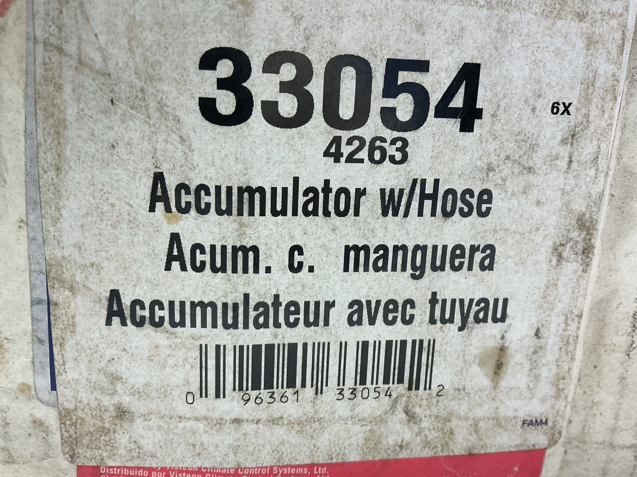 Factory Air 33054 A/C Accumulator With Hose Assembly