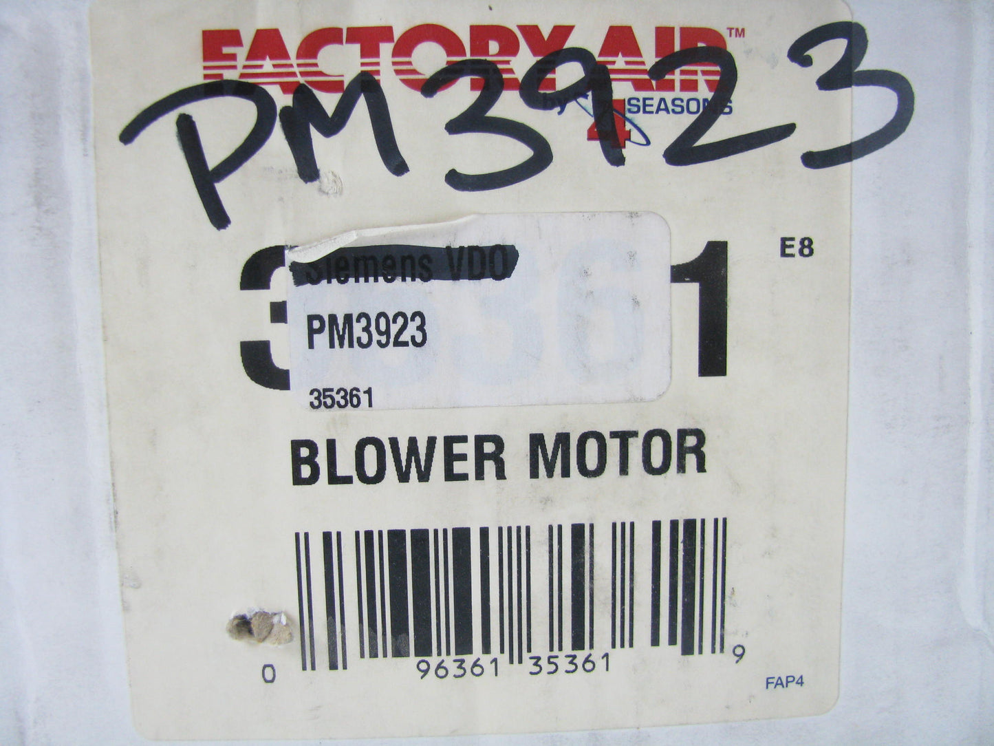 Factory Air 35361 HVAC Blower Motor for 1996-2000 Ford Taurus & Mercury Sable