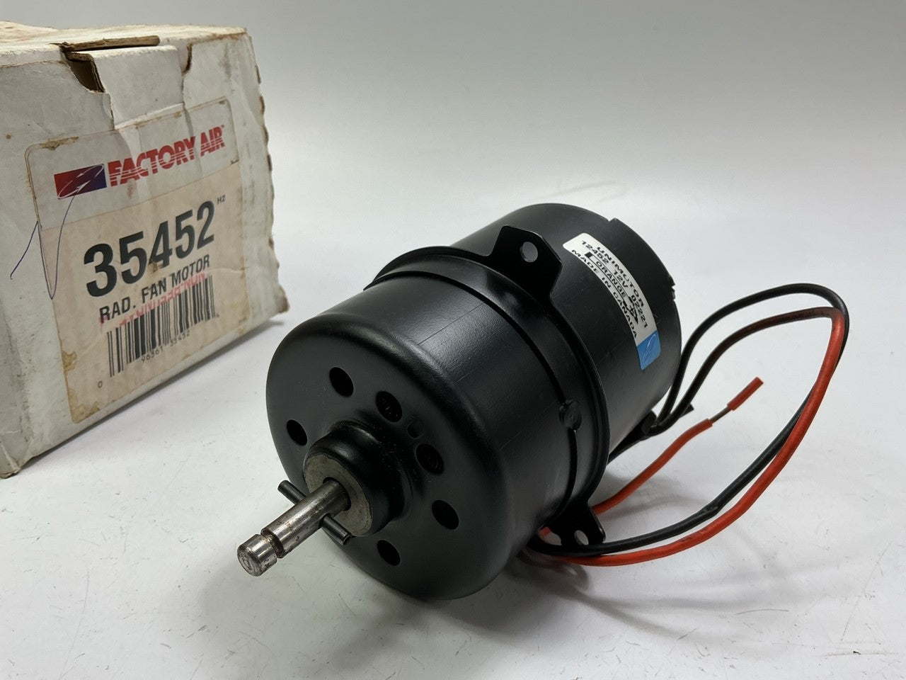 Factory Air 35452 Engine Cooling Fan Motor For 1989-1990 Dodge Dynasty 2.5L 3.0L