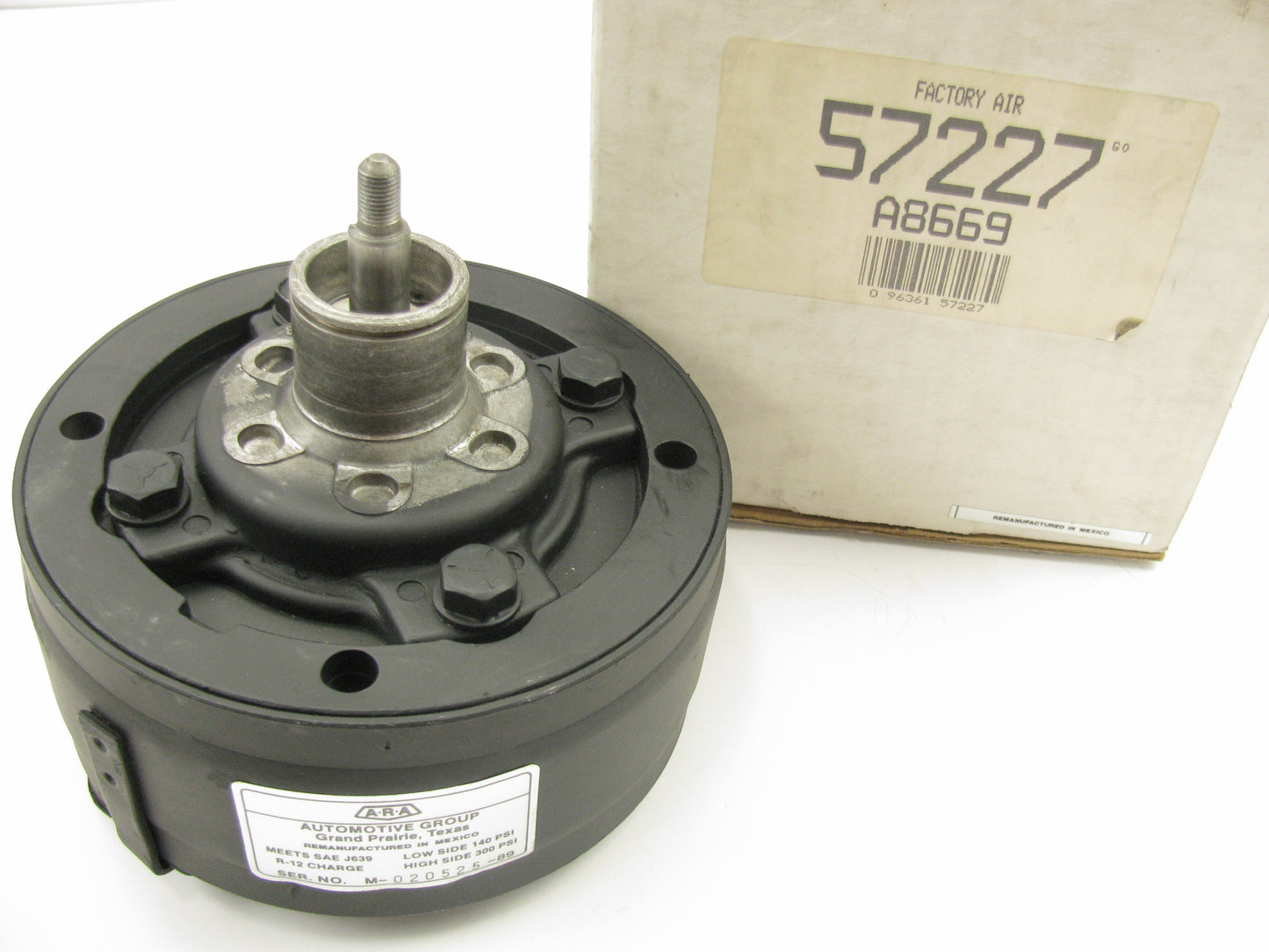 REMAN - Factory Air 57227 R4 A/C Compressor W/ O Clutch 75-79 Chevy C10 C20 C30