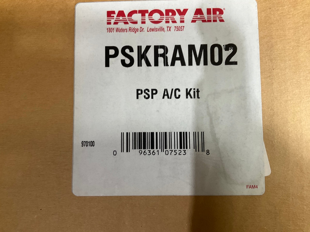 Factory Air PSKRAM02 A/C Compressor Replacement Kit W/ Fan Clutch Accumulator