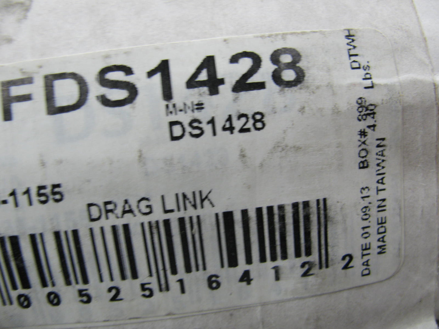 Falcon FDS1428 Steering Drag Link 1987-1995 Chevrolet LLV USPS Delivery Truck