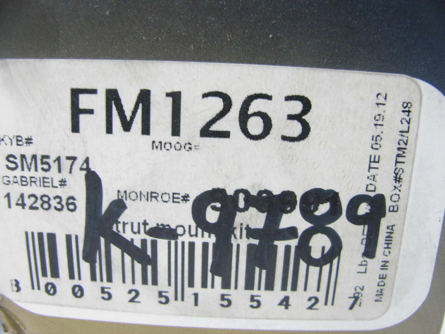 Falcon FM1263 FRONT Strut Mount For 1995-1996 Toyota Camry