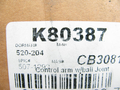 Falcon K80387 Front Right Lower Control Arm & Ball Joint