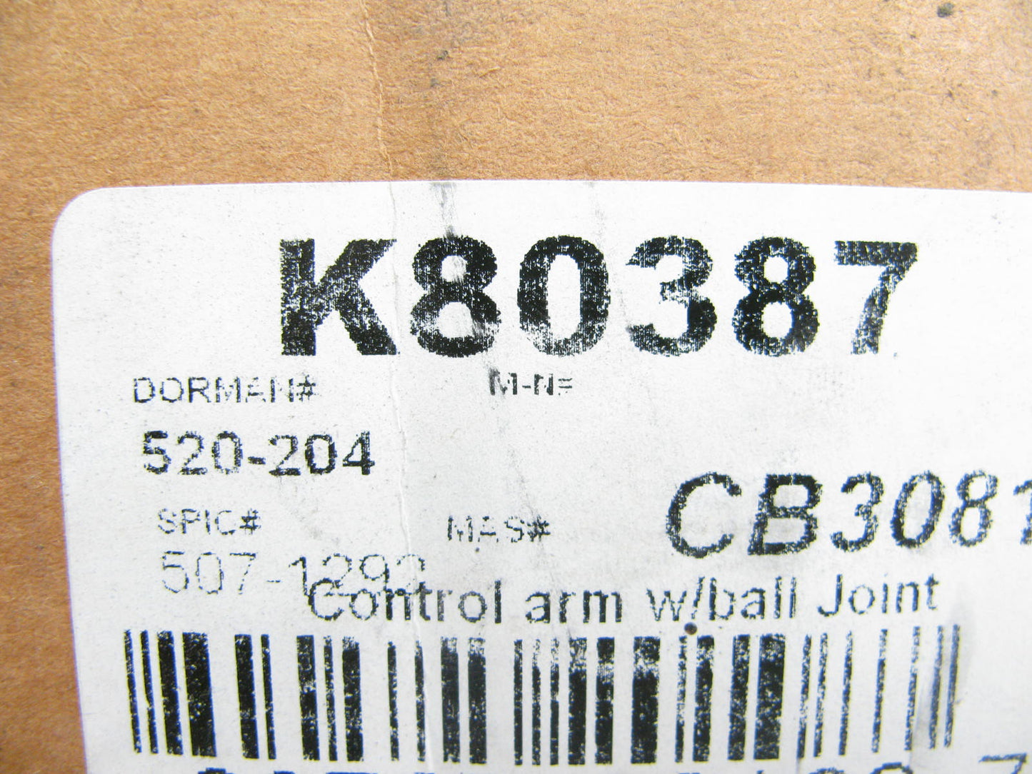 Falcon K80387 Suspension Control Arm And Ball Joint Assembly - Front Right Lower