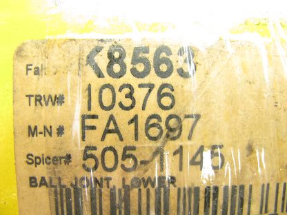 Falcon K8563 FRONT LOWER Suspension Ball Joint