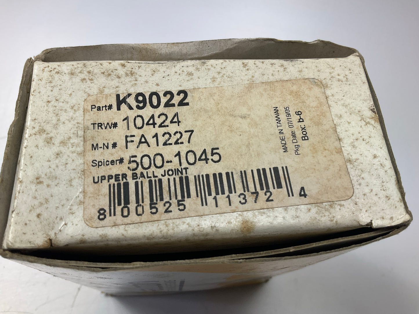 Falcon K9022 Front Upper Suspension Ball Joint