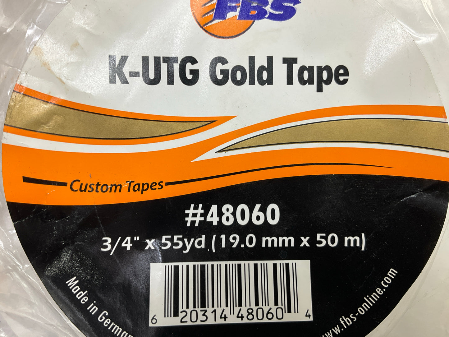 FBS 48060 K-UTG Gold Adhesive Tape 3/4'' X 55yd