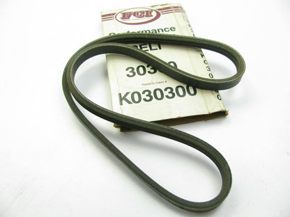 FCI 30300 Serpentine Belt - 0.42'' X 30.00'' - 3 Ribs
