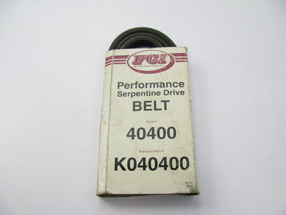 FCI 40400 Serpentine Belt - 0.54'' X 40.00'' - 4 Ribs