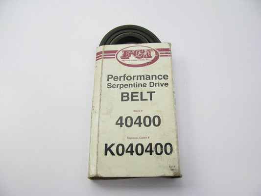 FCI 40400 Serpentine Belt - 0.54'' X 40.00'' - 4 Ribs