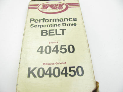 FCI 40450 Serpentine Belt - 0.56'' X 45.50'' - 4 Ribs
